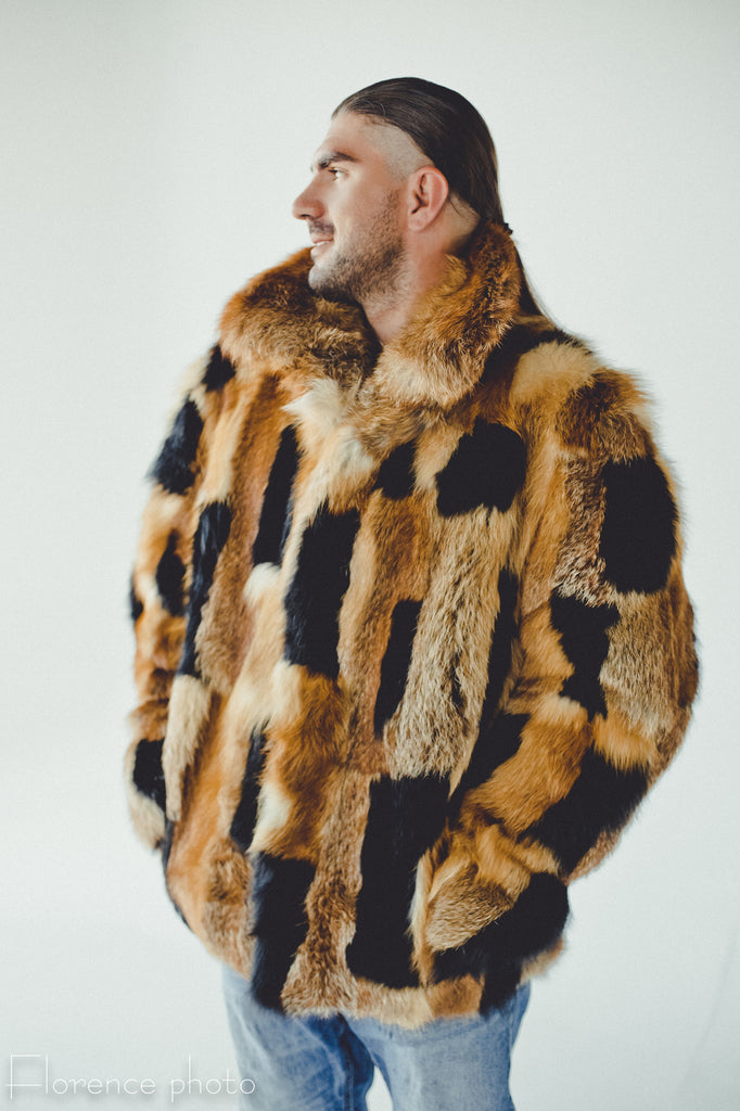 Red Fox Fur Jacket