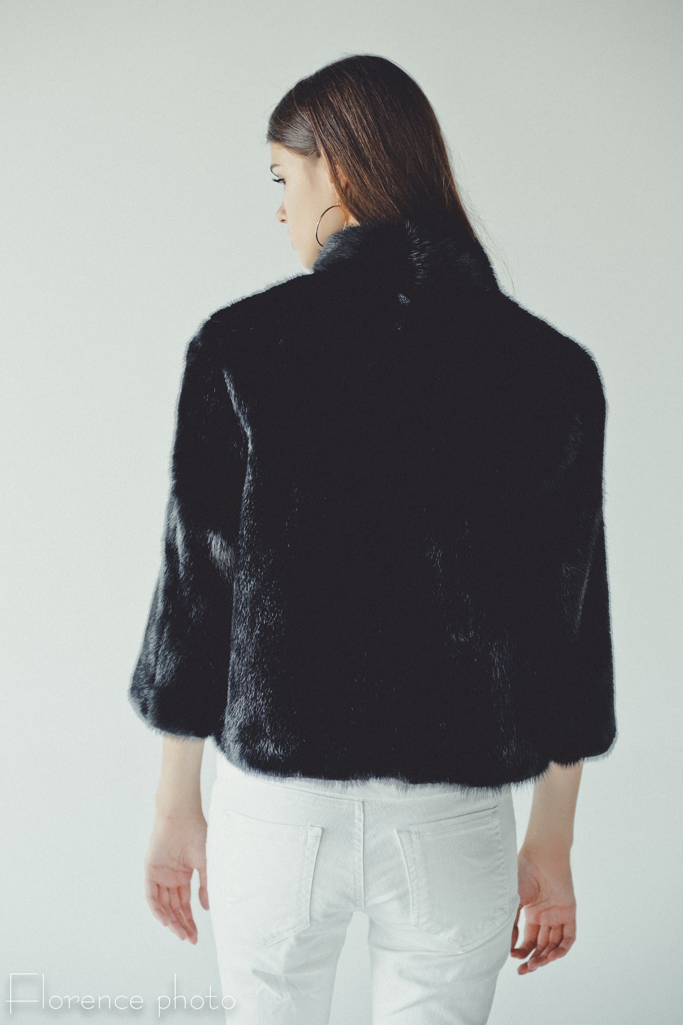 Black Mink Fur Jacket