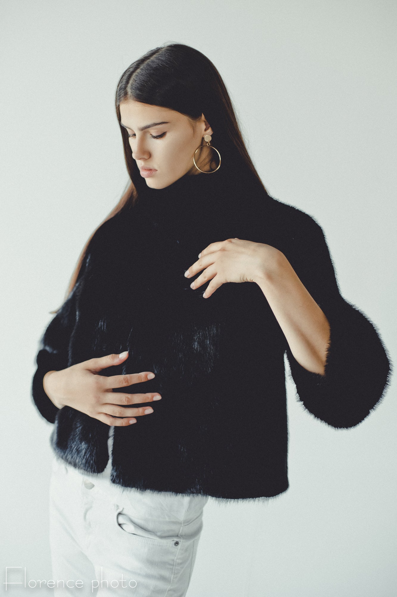 Black Mink Fur Jacket