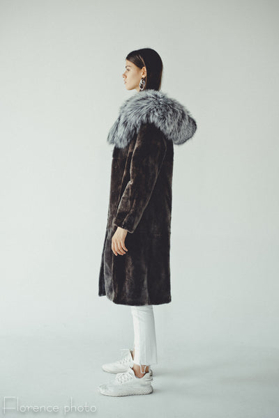 Grey Beaver and Silver Fox Coat