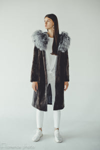 Grey Beaver and Silver Fox Coat