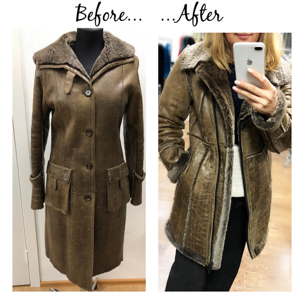 fur coat restyling