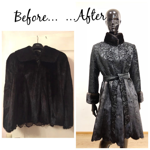 Fur Restyling Restyle Your Old Fur Coat | 25 ideas How to Redesign Old Coat ...