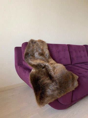 Beaver Fur Throw