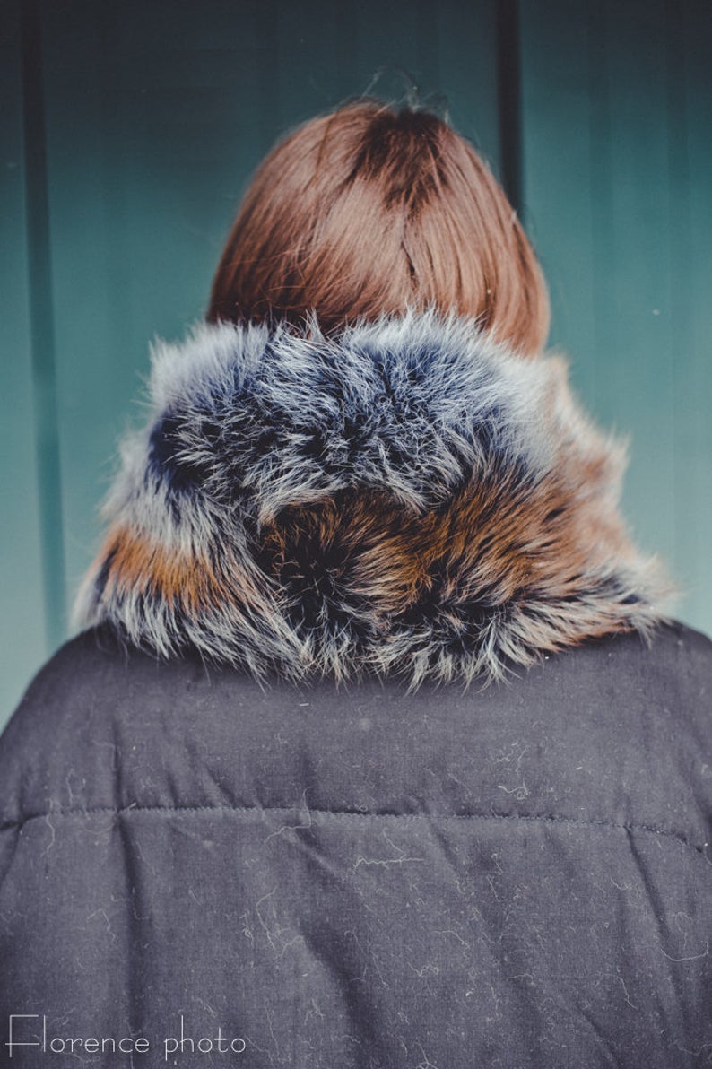 Red Fox Fur Scarf