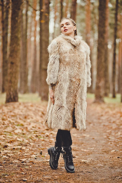 Coyote Fur Jacket for Women