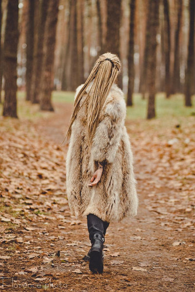 Coyote Fur Jacket for Women