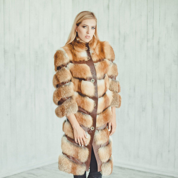 fox fur coat