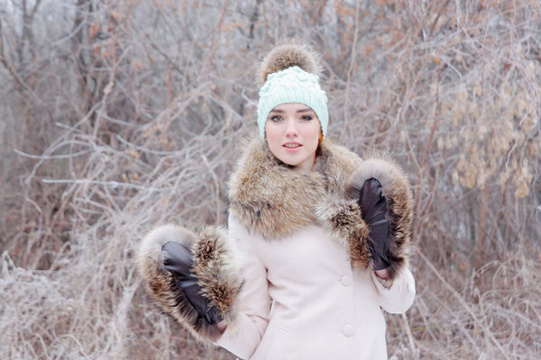 collar for women in fur