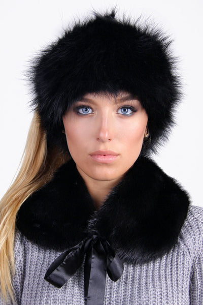 fur collar mink