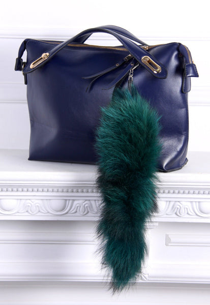 tail keychain in fur