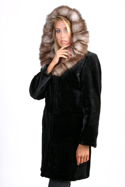 real beaver fur coat