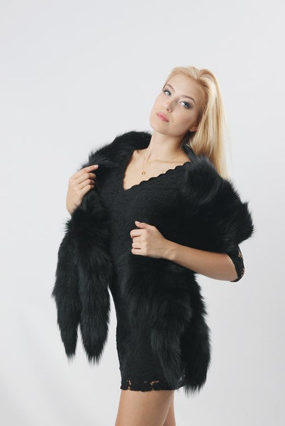 cheap fox fur stole