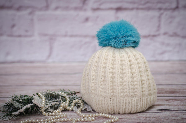 cheap rabbit fur pom pom for hat