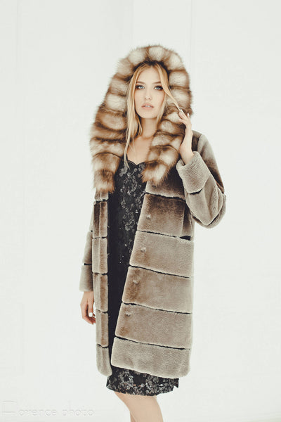 real beaver fur coat