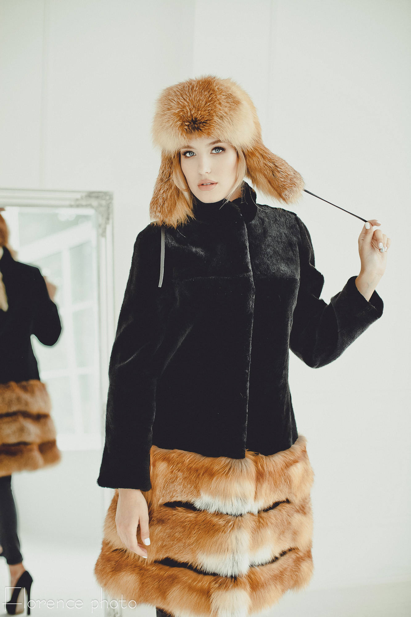 Fox and Beaver Coat