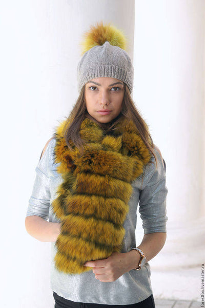 raccoon fur cheap scarf