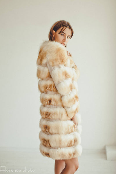 fox fur coat