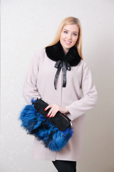 mink collar fur