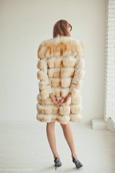 fur fox women jacket