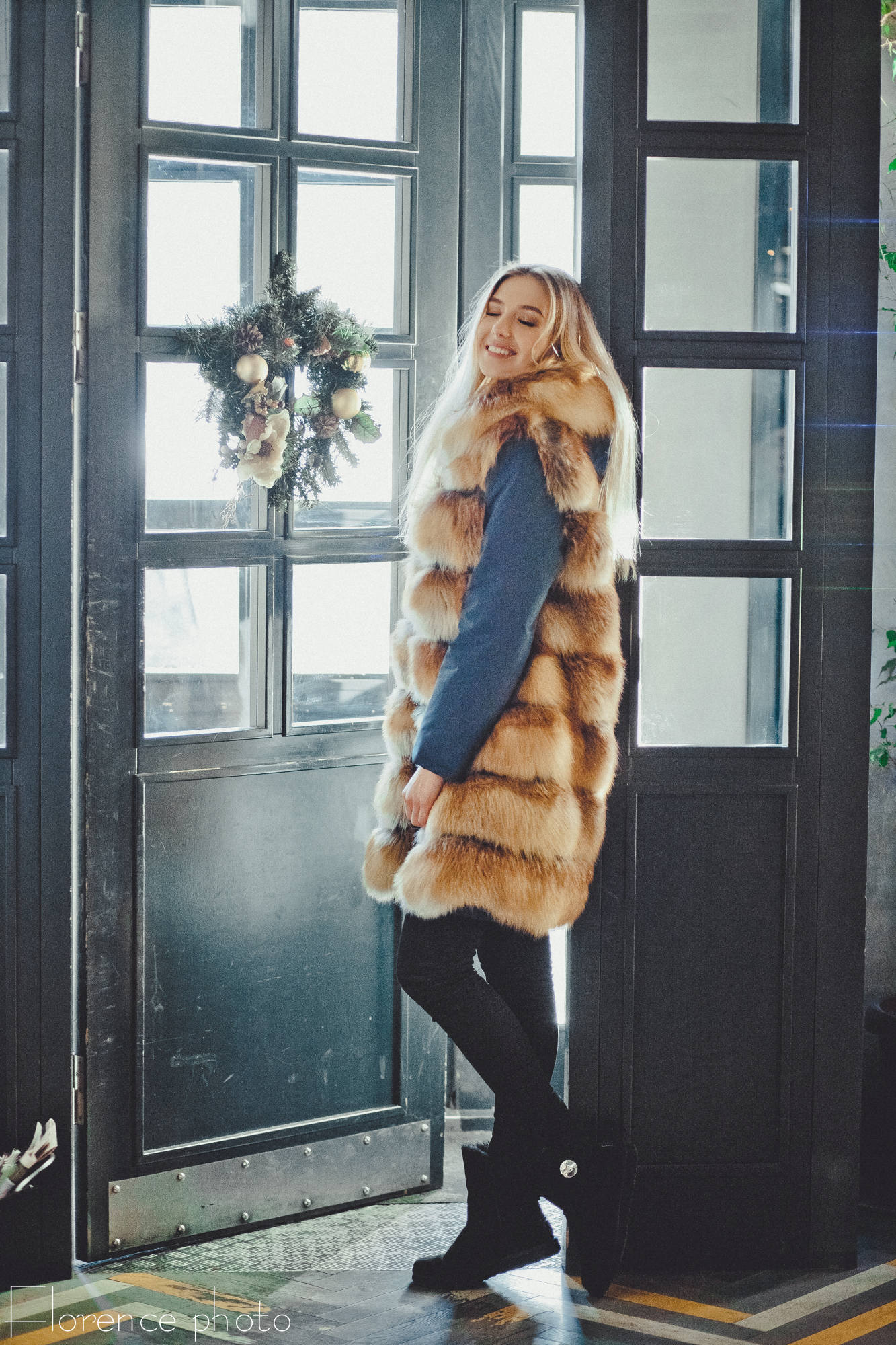 fur lined parka women