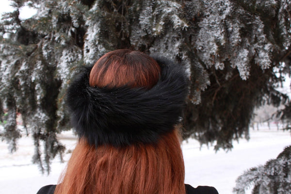 fur earmuff headband