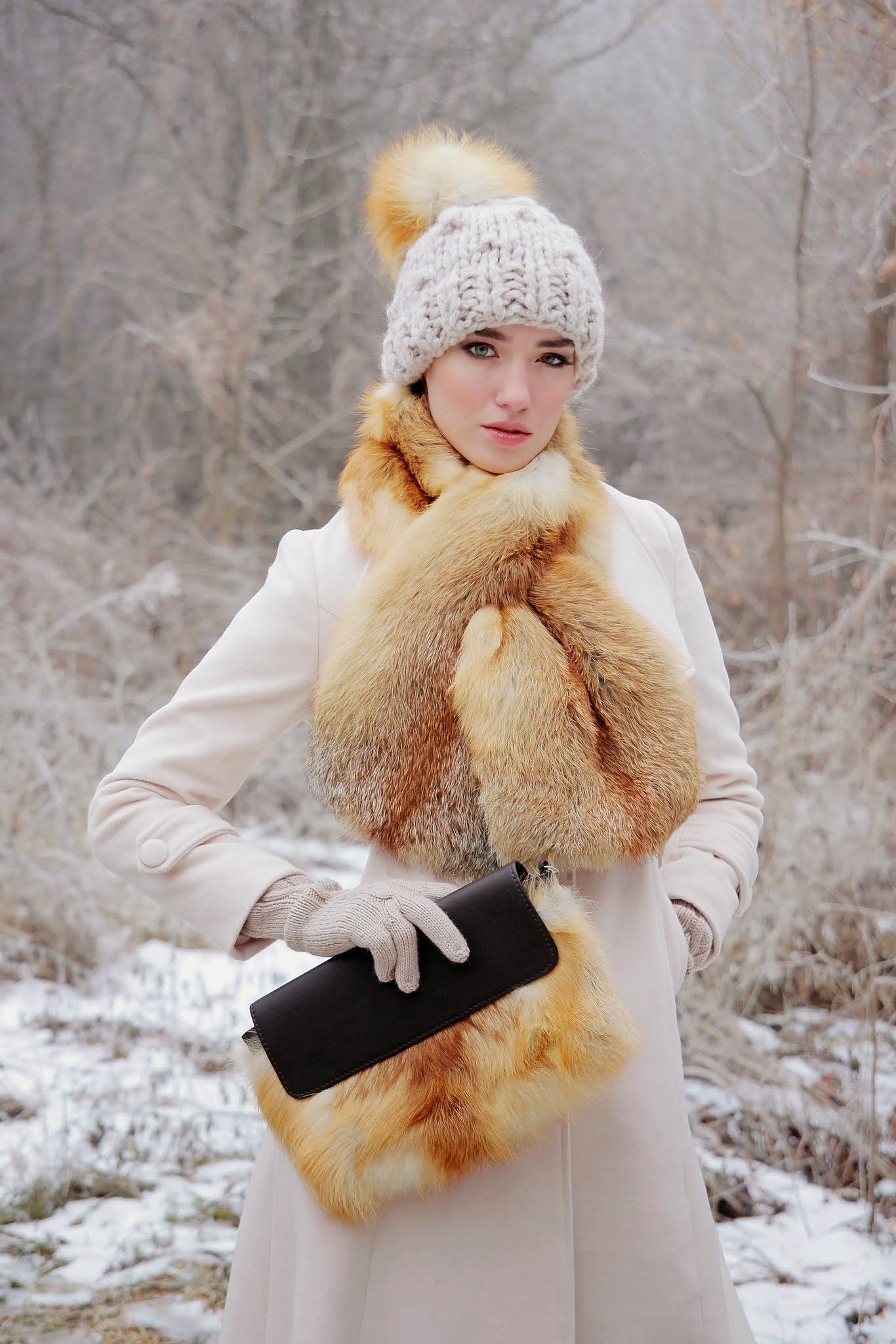 Fox Fur Clutch