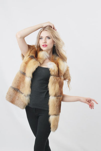 fur vest outfits