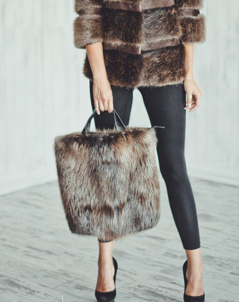 cheap bag in fur