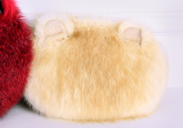 genuine fur purses