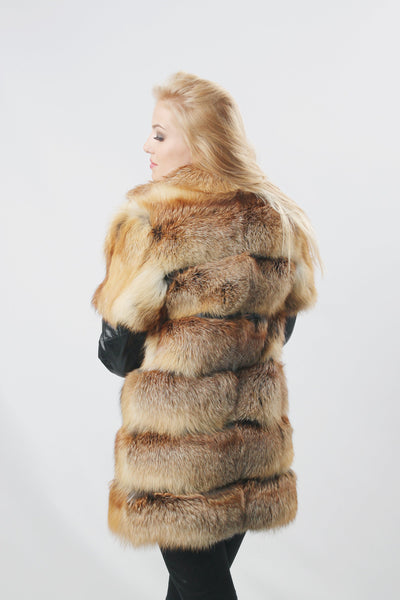 fox fur coat womens