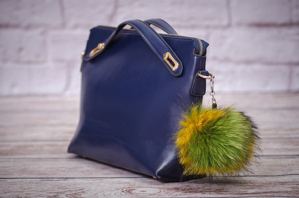 bag charm raccoon fur best price