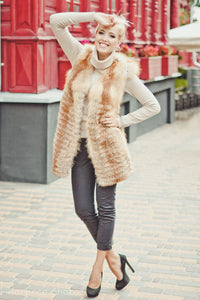 fox fur vests prices