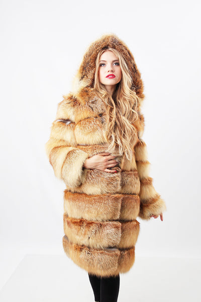 fur coat outfit