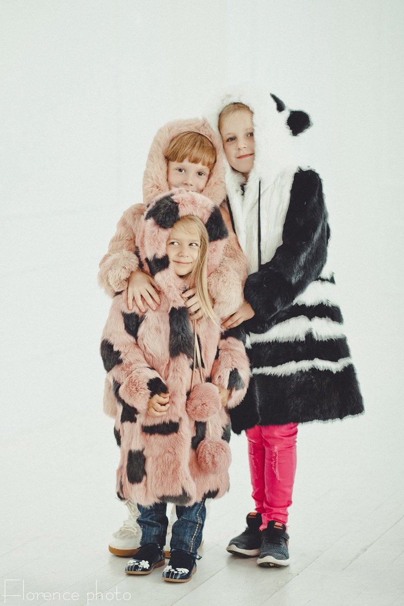 panda jacket for girls or boys