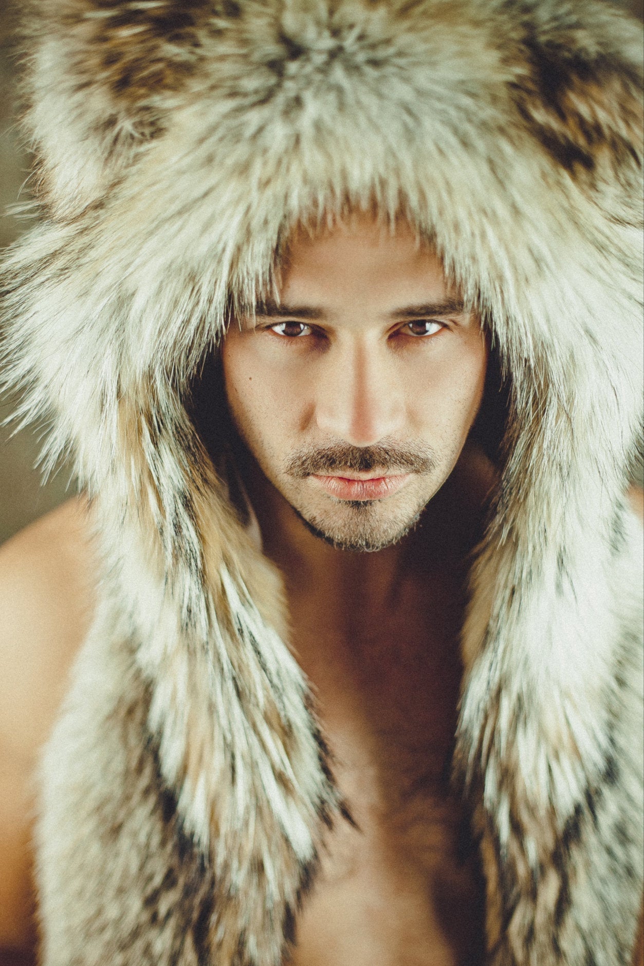 Coyote Fur Hat Hood