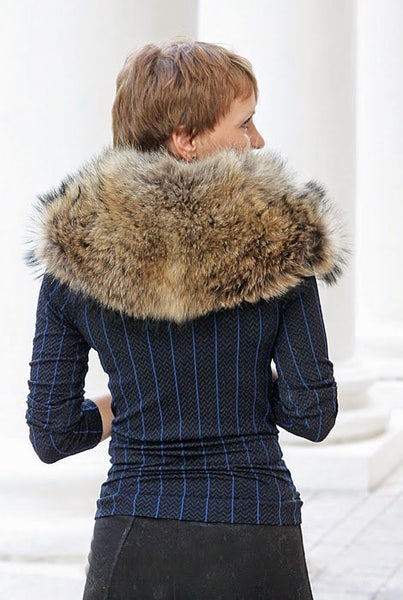 fur collar for wedding