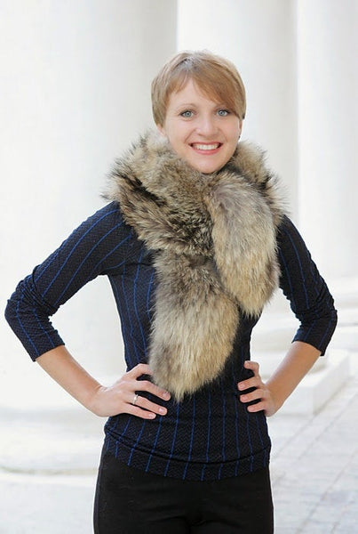 women fur collar fashion