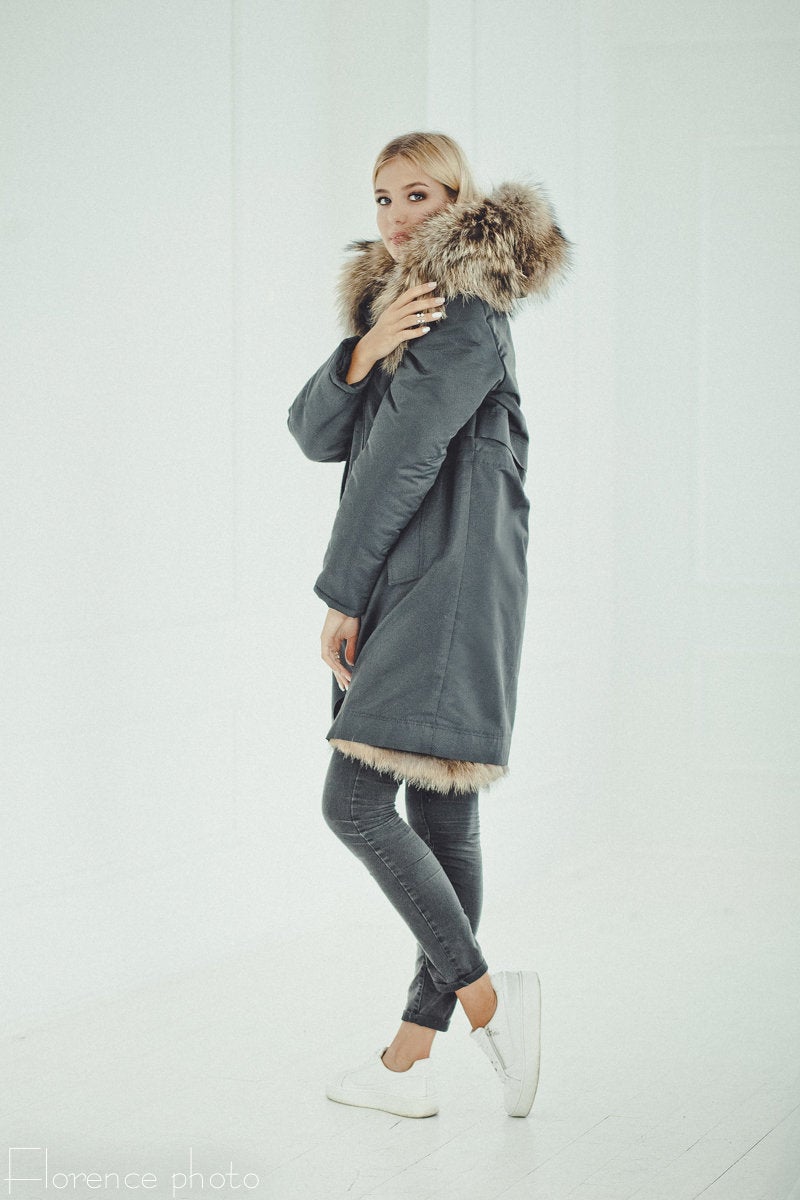 raccoon fur coat cost
