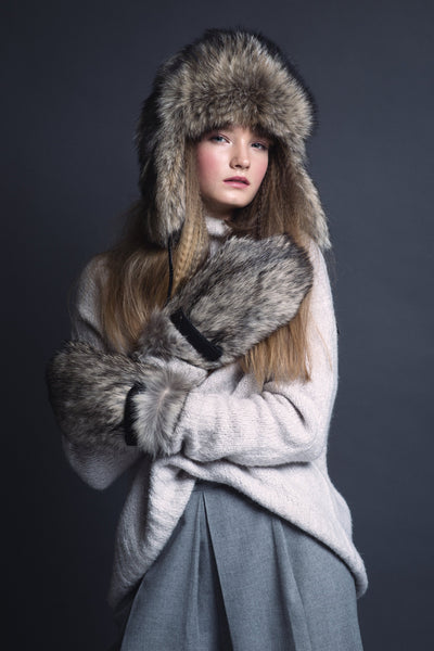 fur lined hat