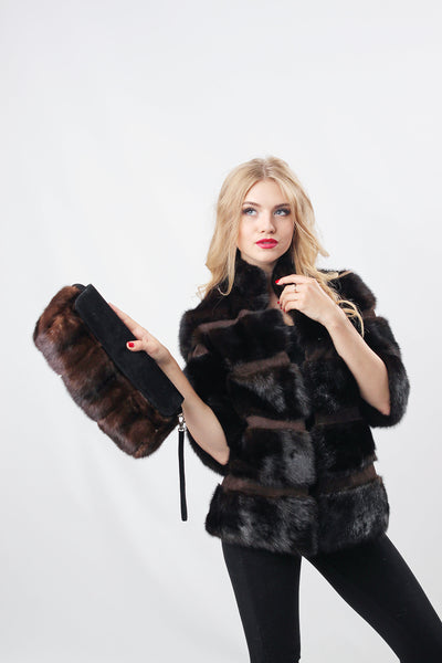 mink fur coat for women