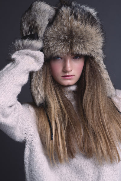 fur lined hat for women