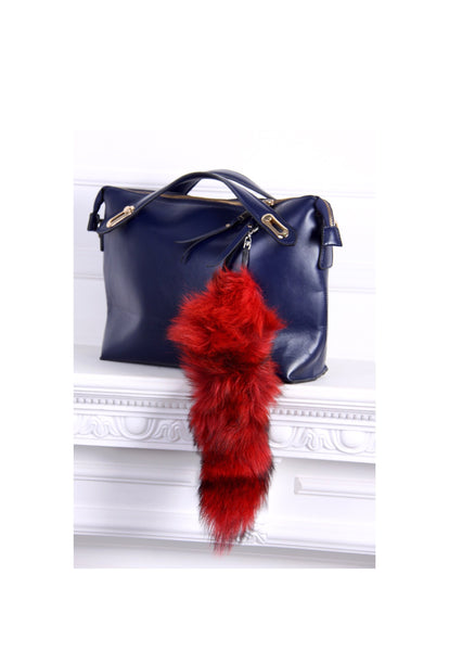 tail bag charm in red