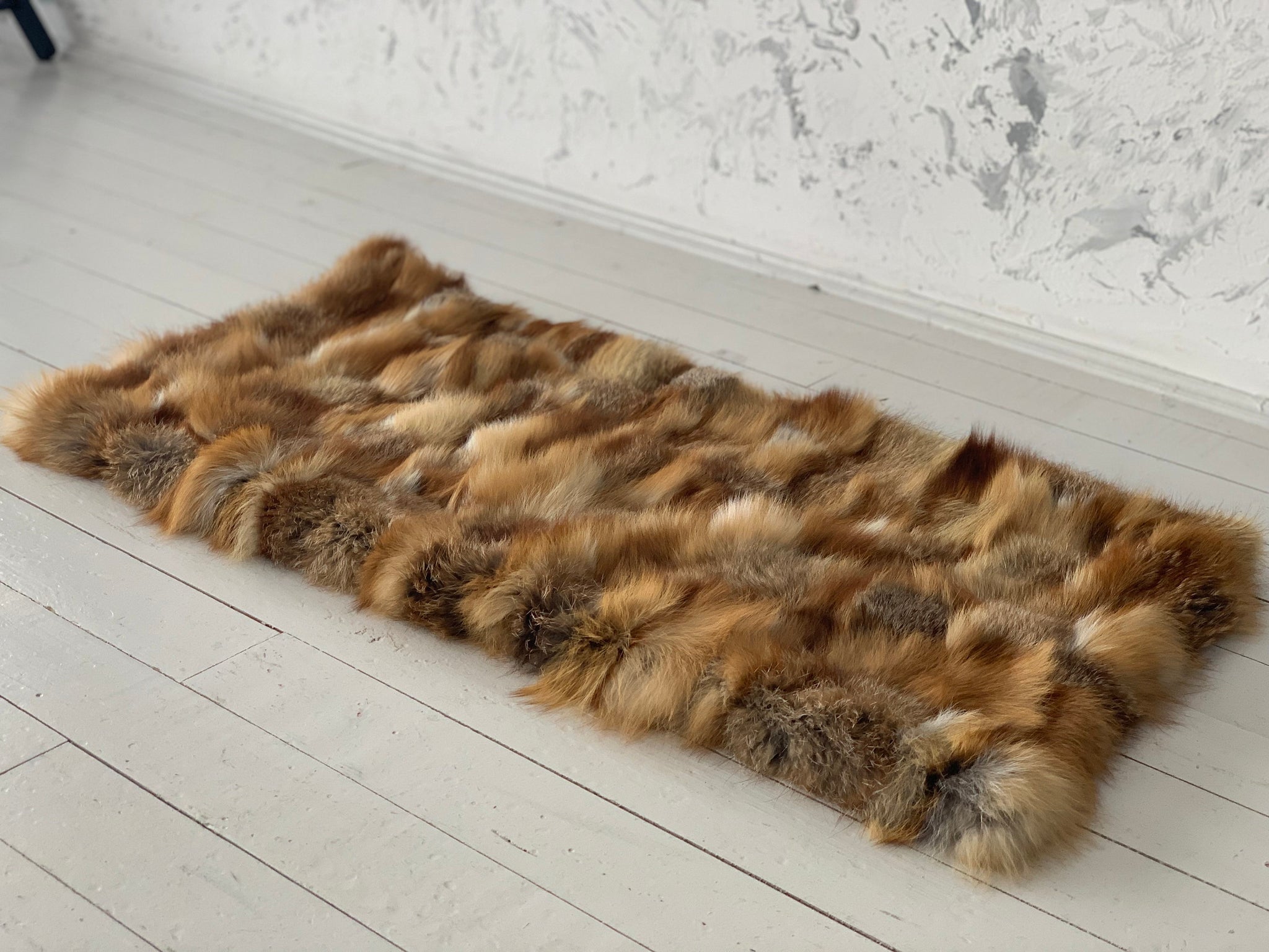Fox Fur Blanket (Red) Forestfox Fur Atelier