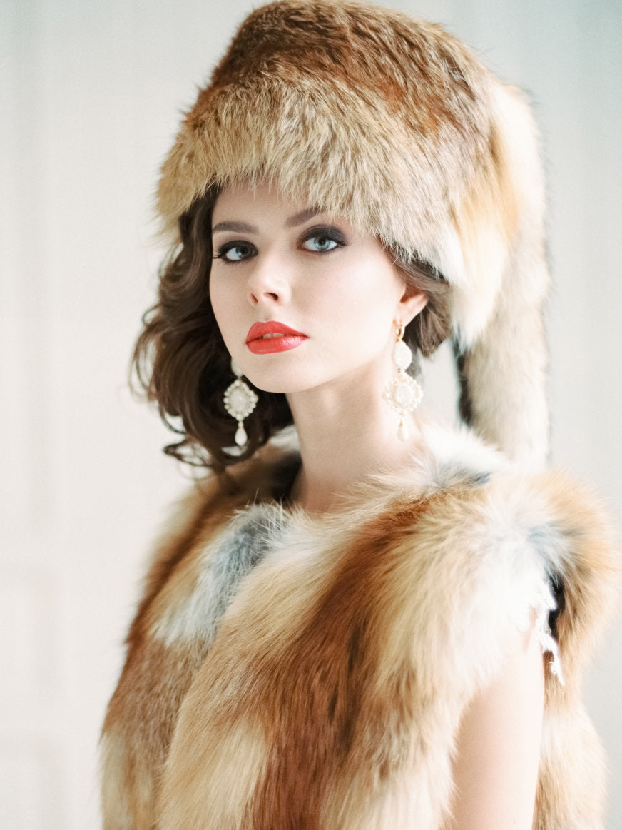 fur lined hat