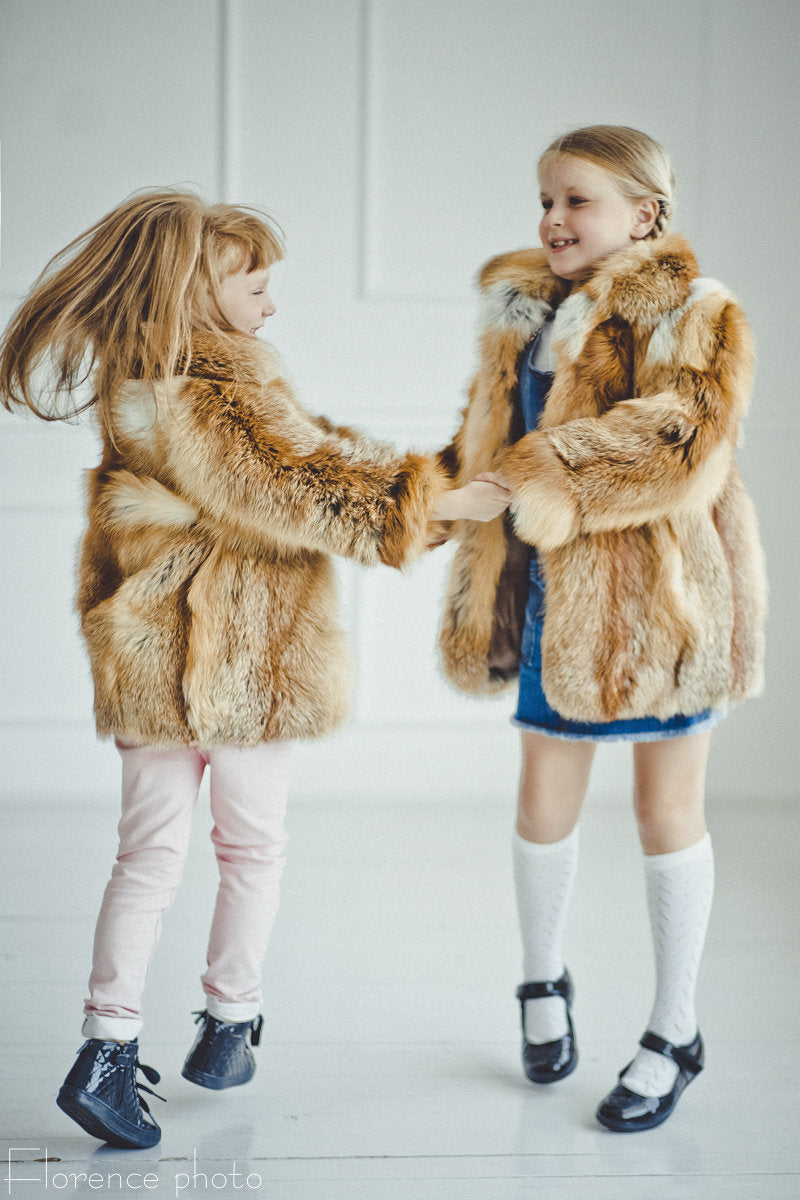 Kids fur fashion Forestfox Fur Atelier