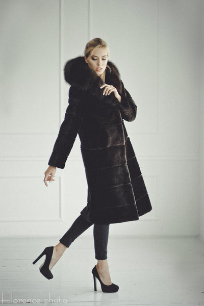 beaver fur coat women