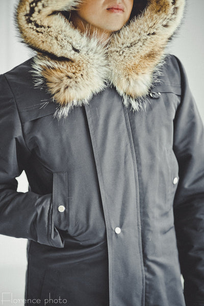 fur lined parka mens jacket