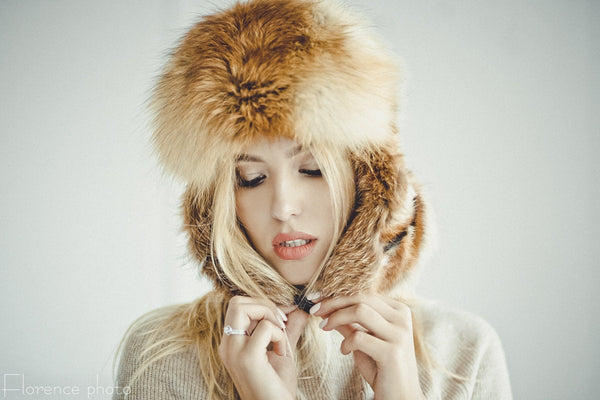 fox fur hat russian