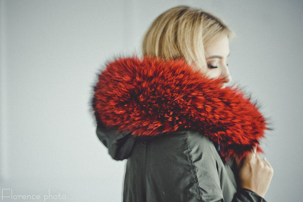 red fur trim